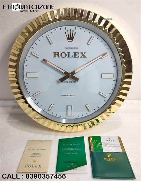 original rolex clock|original Rolex wall clock.